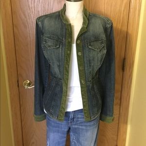 Indigo Palms Denim Jacket